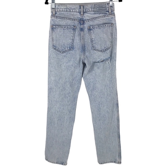 Revice Light Wash Distressed button Fly Jeans Size 26 - Picture 15 of 15